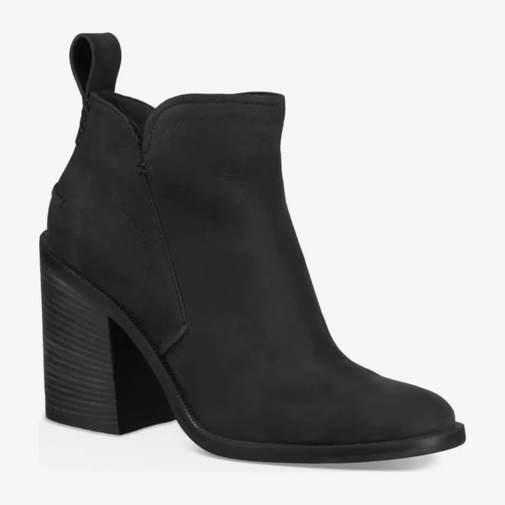 UGG Leather Ankle Boots in Black - Picture 10 of 10